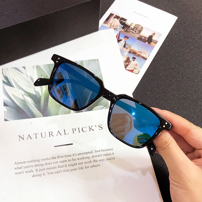 ร้านค้าไทย🔥แว่นกันแดดกล่องสี่เหลี่ยมป้องกันรังสียูวีแฟชั่นวินเทจเจ๋งผู้ชายผู้หญิงขนาดเล็กเบาพิเศษ - รูปที่ 5