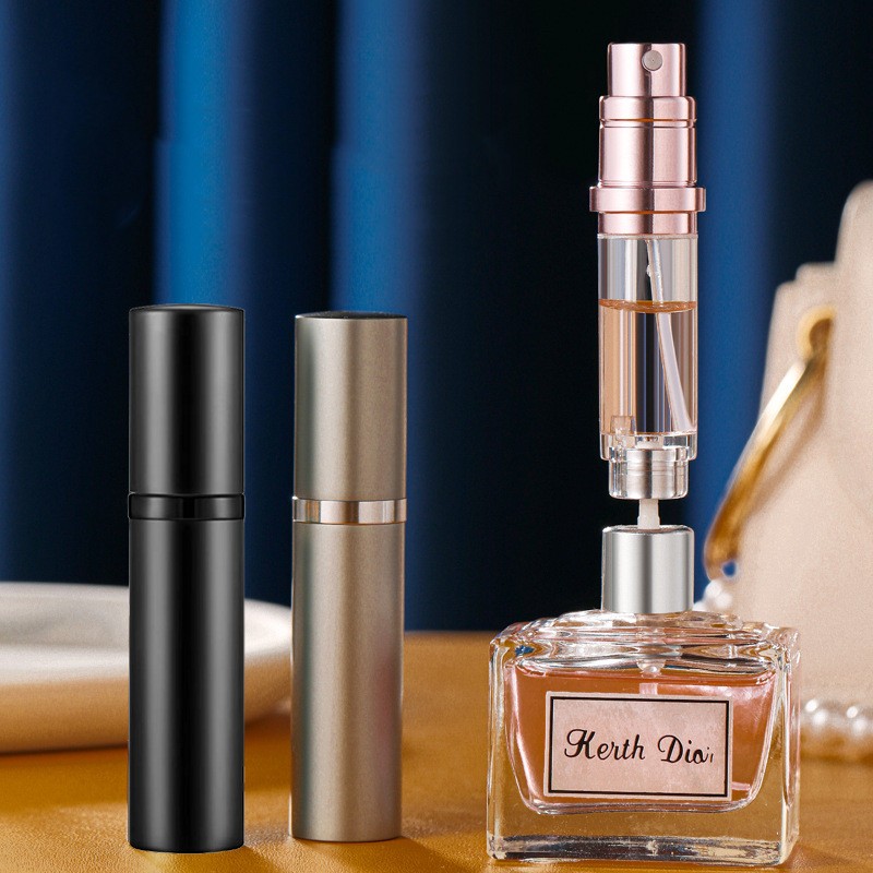 ขวดสเปรย์แบ่งน้ำหอม5ML สีทองแชมเปญ ขวดอลูมิเนียมเรียบหรู พกพาสะดวก-0221