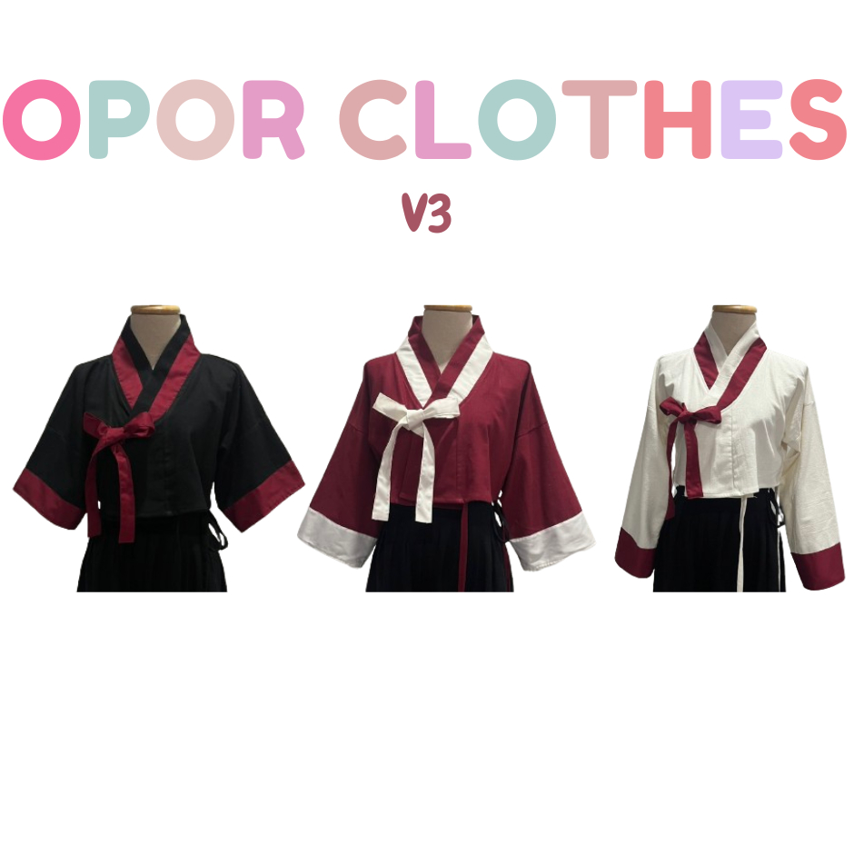 เสื้อครอปฮันบกสั้น-ระบุสีในแชท K-040V3