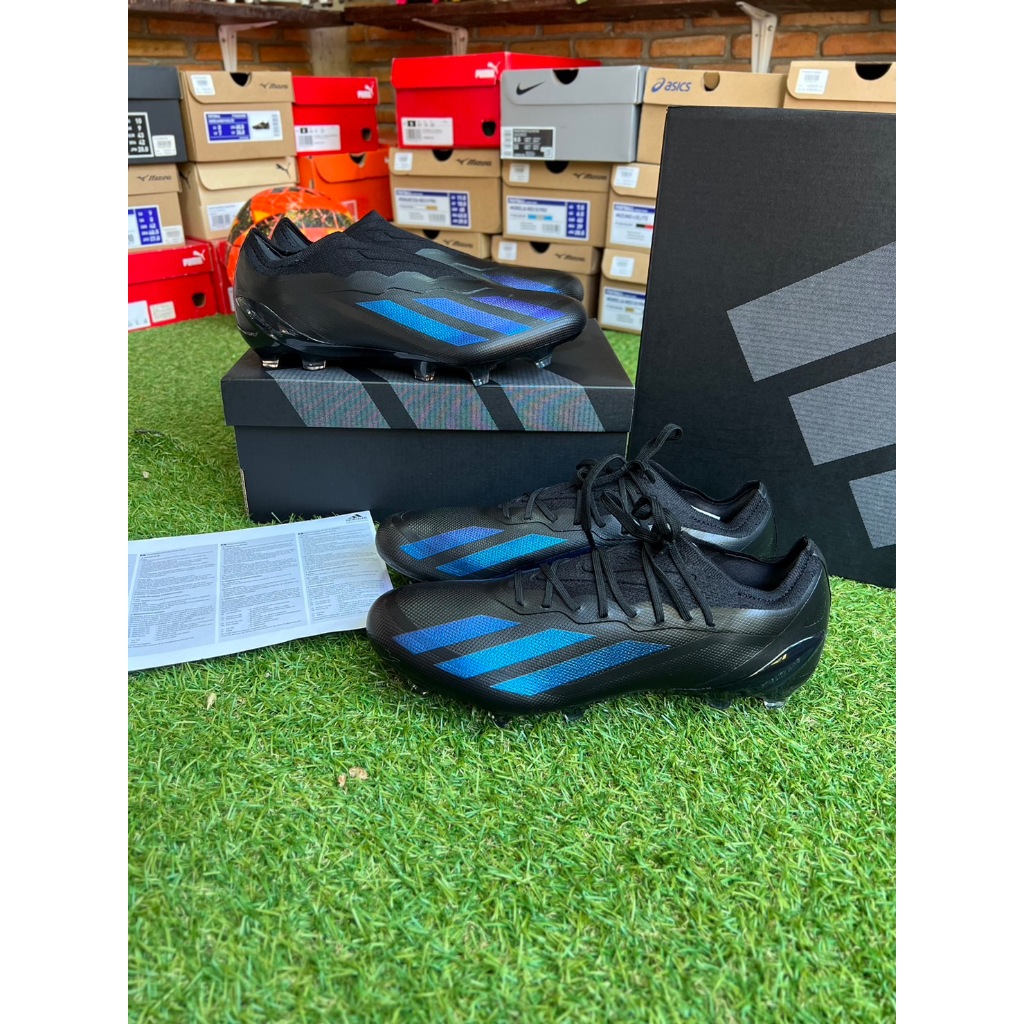Adidas X Crazyfast.1 FG รองเท้าฟุตบอล อดิดาส ตัวท็อป มีเชือก/ไร้เชือก ของแท้ มือ1 พร้อมส่ง
