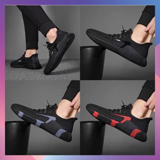 Swayy ใหม่มาก รองเท้าผ้าใบแฟชั่นผช สีพื้น มี 3 สี แต่งตัวง่า…