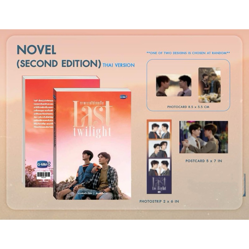 <พร้อมส่ง> นิยายวาย ภาพนายไม่เคยลืม Last Twilight / Only friends / เพื่อนายแค่หนึ่งเดียว
