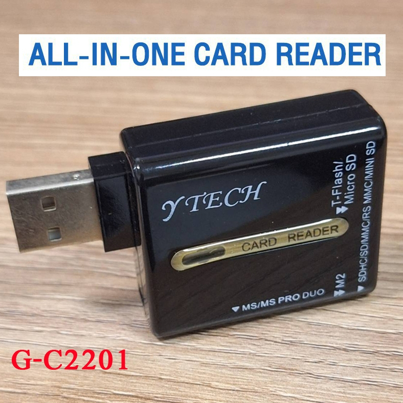 Y tech G-C2201 Card Reader การ์ดรีดเดอร์ All in one USB2.0