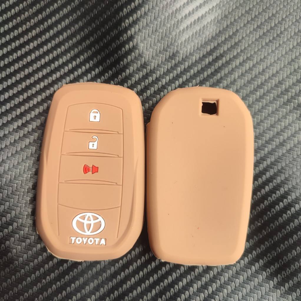 ซิลิโคนรีโมท ใส่กุญแจรีโมทรถยนต์ Toyota Hilux Revo,Cross,Fortuner,Rocco Smat Key 3 ปุ่ม  ซิลิโคนหุ้มกุญแจรีโมท - รูปที่ 6