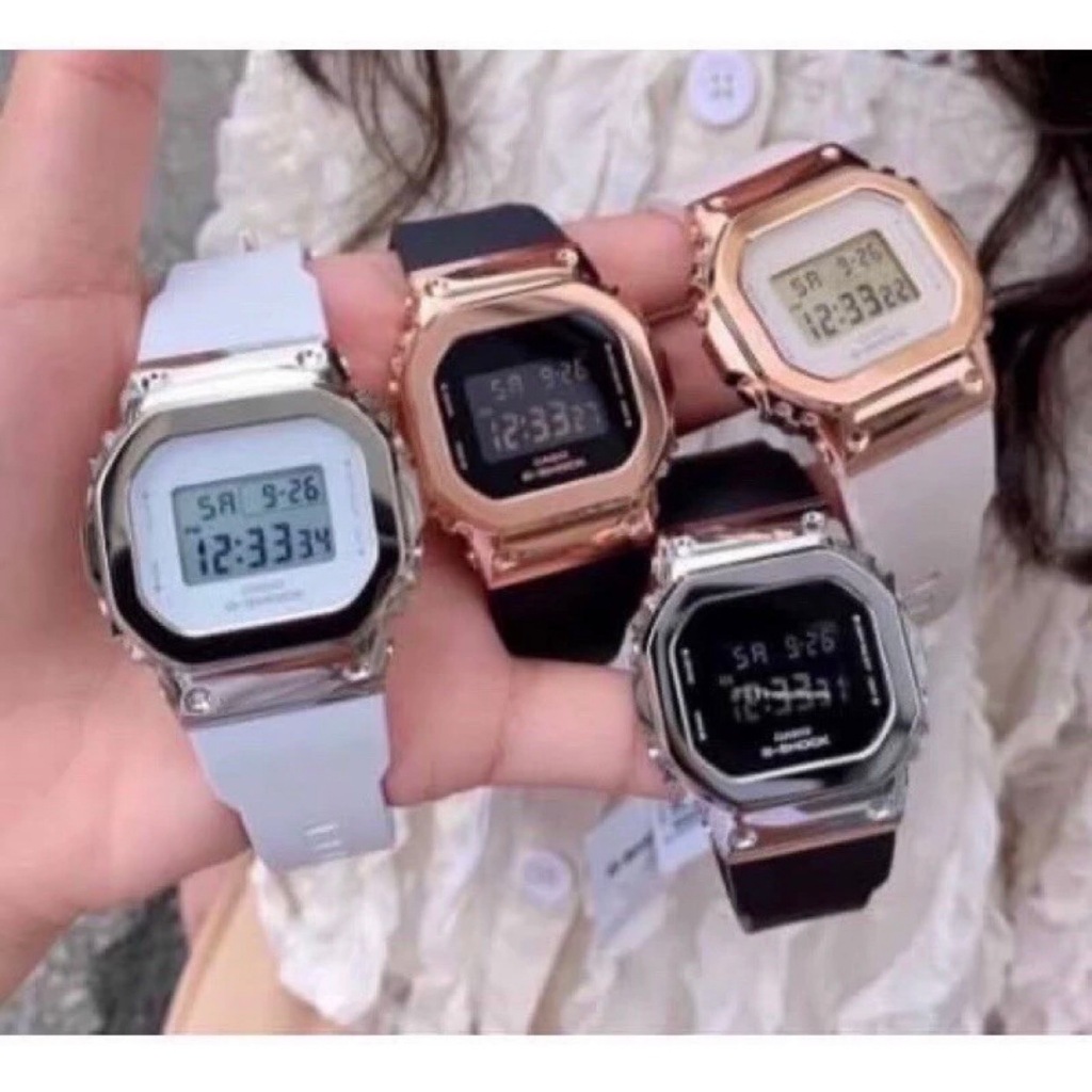 นาฬิกา หัวเหล็ก GM-5600 นาฬิกาทรงสปรอต นาฬิกาผู้ชาย ฟรีกล่องเหล็ก
