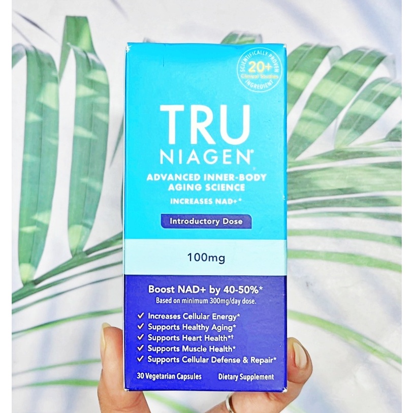 (Tru Niagen®) Age Better Boost NAD+ by 40-50 % 100 mg 30 Vegetarian Capsules อาหารเสริม