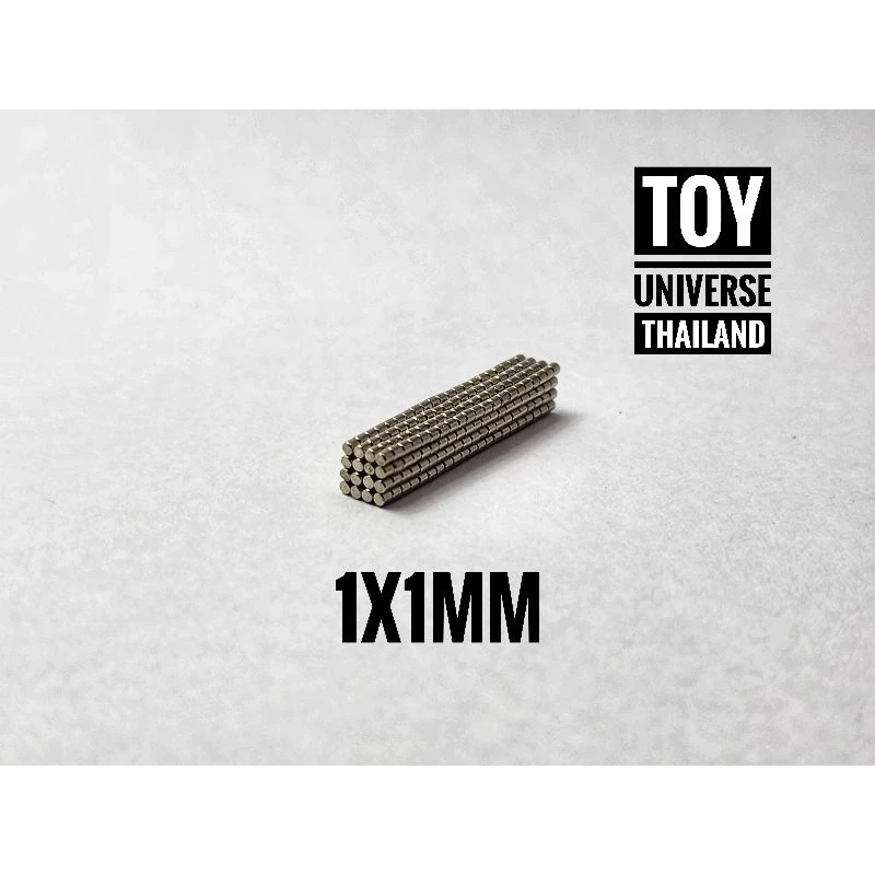 🟢⚪️พร้อมส่ง แม่เหล็กจิ๋วดูดแรง สำหรับทำโมเดล ขนาด 1x0.5 1x1mm !!เล็กมาก!! (Magnet Neodymium 1x0.5 1x1mm Disc N35)⚪️🟢
