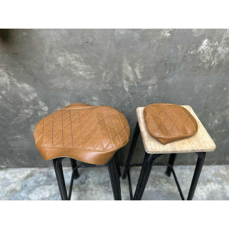 หนังเบาะ หน้า-หลัง Yamaha PG-1 Japan Style 🇯🇵 ลายข้าวหลามตัดน้ำตาล(Upholstery fabric)