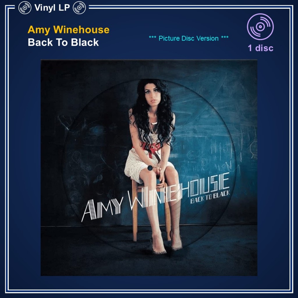 [แผ่นเสียง Vinyl LP] Amy Winehouse - Back To Black [ใหม่และซีล SS]