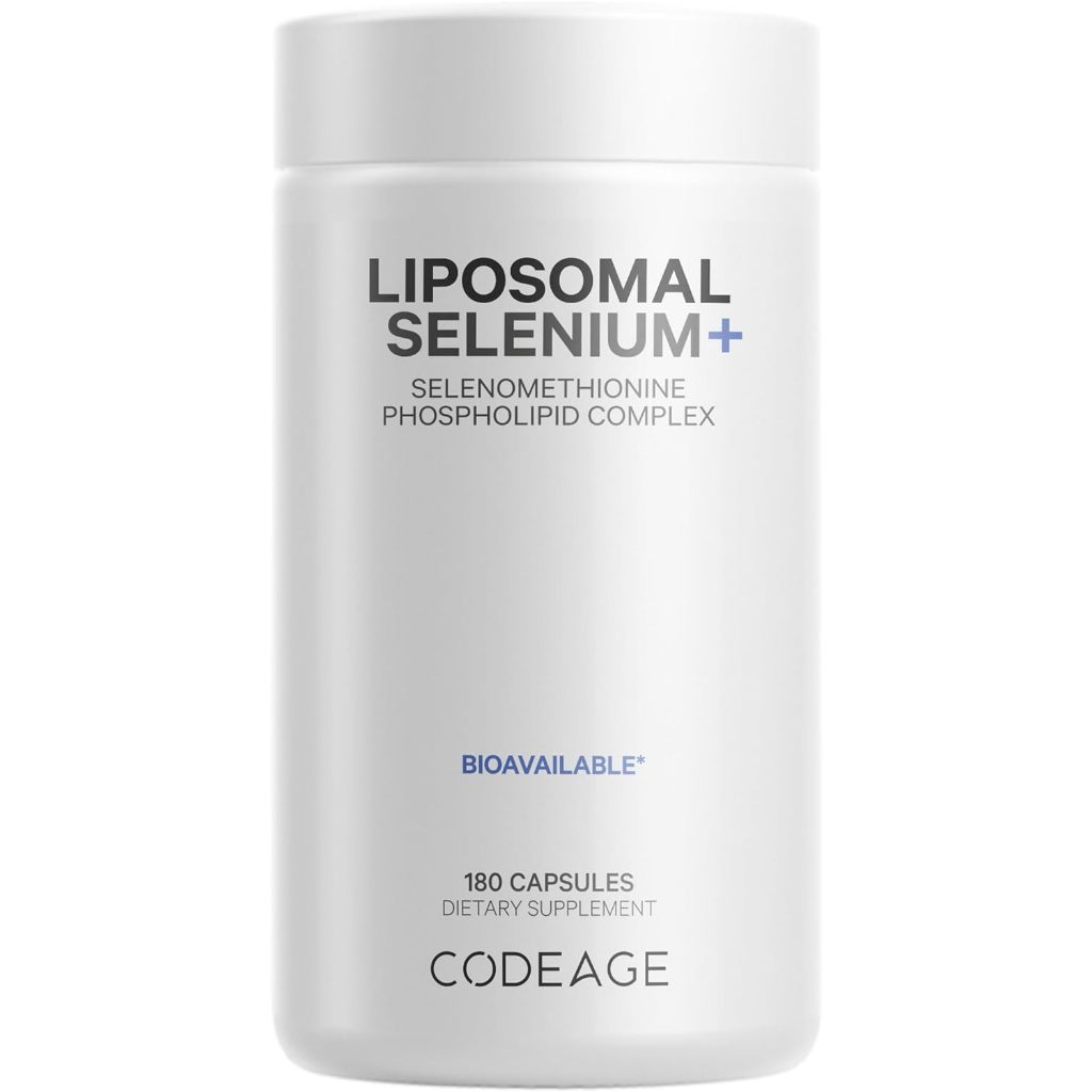Codeage Liposomal Selenium 180 capsules ไลโปโซมอล ซีลีเนียม บำรุงอสุจิ เสริมระบบภูมิคุ้มกัน วิตามินไทรอยด์