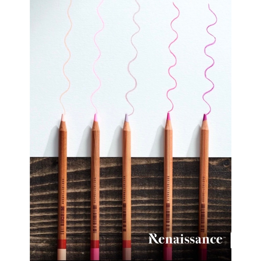 ดินสอสีไม้ เกรดอาร์ตติส Renaissance (เรนาซองซ์) รุ่น Artist's Coloured Pencil แบบแท่งเดี่ยว