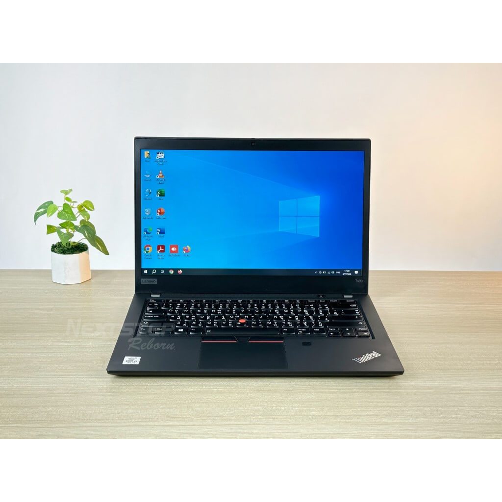 โน๊ตบุ๊ค ThinkPad T490  Core i7 GEN 10 / แรม 16 /M.2 512 GB การ์ดจอ Geforce MX250 หน้าจอ 14" IPS, FHD