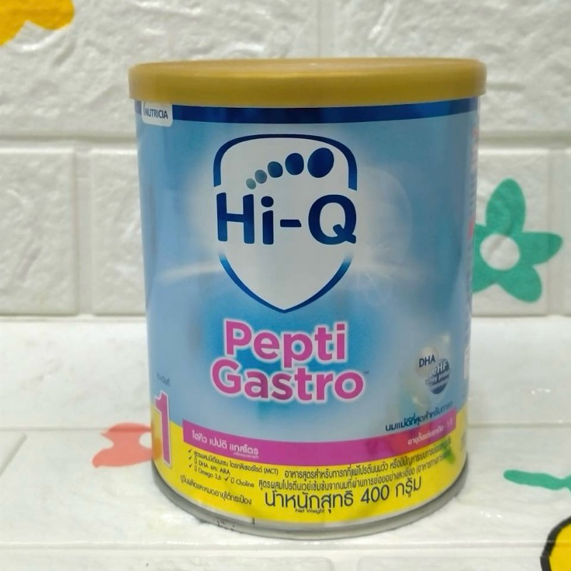 Hi Q Pepti Gastro 400g (นมสำหรับเด็กแพ้นมวัว) = 300฿ (exp.29/2/24)