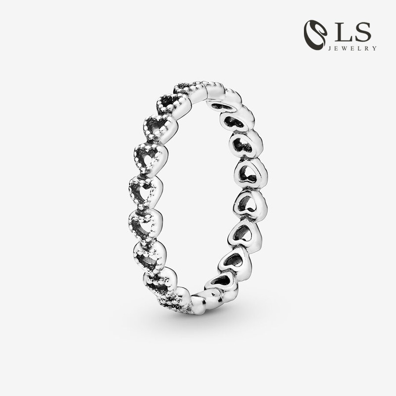 LS แหวนผู้หญิง แหวนรักแพลตตินัมแฟชั่น ของขวัญ r2380
