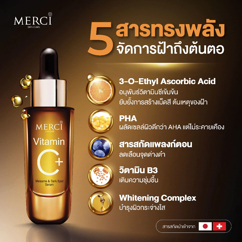 [ถูก&แท้] เมอร์ซี่ สกินแคร์ 🍊 MERCI SKINCARE 🍊 เซรั่ม เจลล้างหน้า thumbnail 9