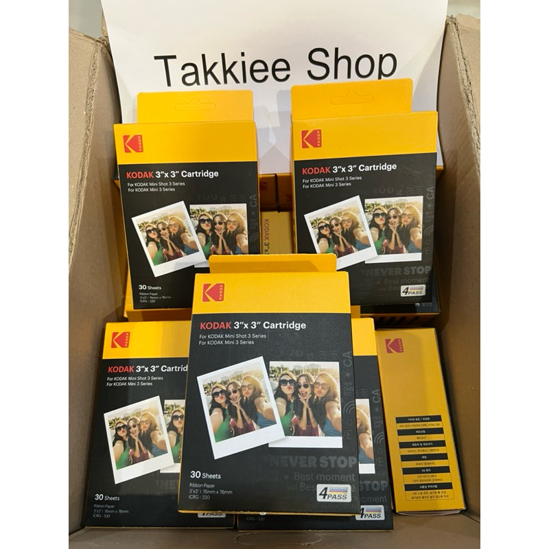 #พร้อมส่ง แผ่นปริ้น สำหรับ C300R: Kodak Instant print 3x3 🇰🇷