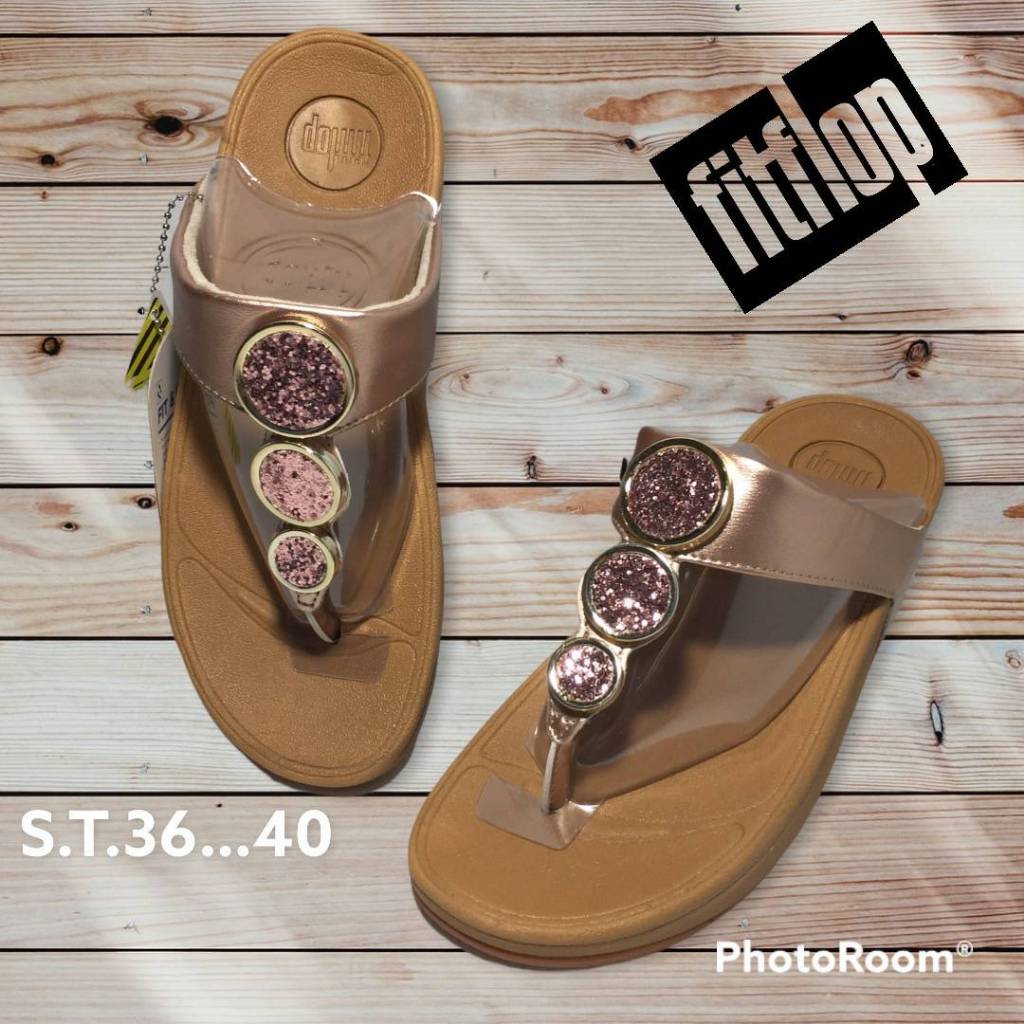 FitFlop Women มี4สี รองเท้าแตะเพื่อสุขภาพเท้า สินค้านำเข้ารับรองพื้นนิ่ม ใส่สวยใส่สบาย พร้มส่งในไทย