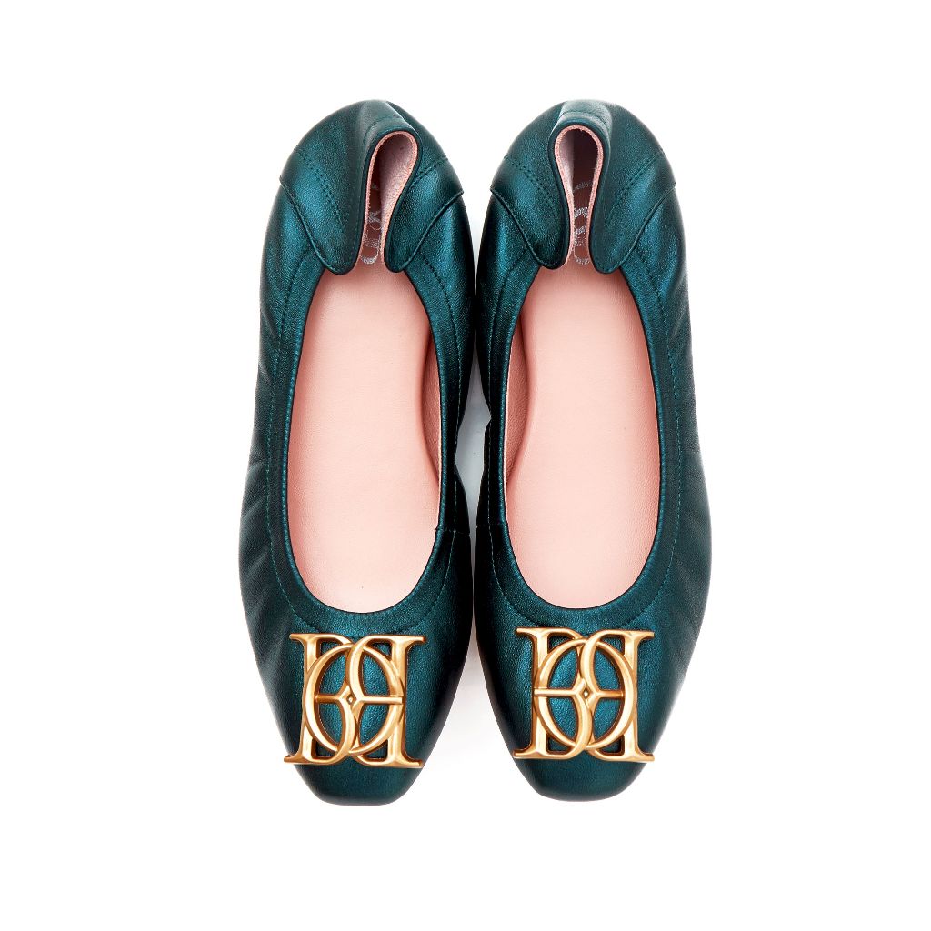 O&B รองเท้าหนังแกะ รุ่น AUDREY CREST IN TINKER BELL-11087CS32045F_H2GNMT