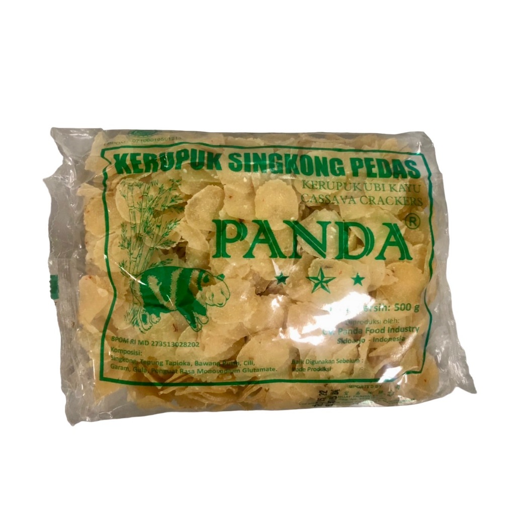 แพนด้า Panda ข้าวเกรียบปลา 500 กรัม นำเข้าจากมาเลเซีย ข้าวเกรียบกุ้ง