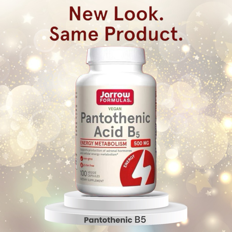 ✅พร้อมส่ง วิตามินบี5 (ลดสิว ลดหน้ามัน) Jarrow Formolas, Pantothenic Acid B5 วิตามินB5
