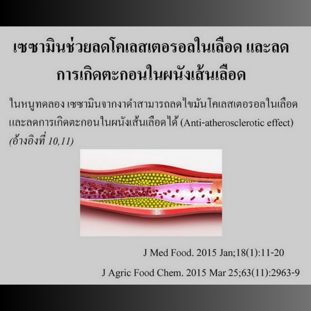 งาดำกิฟฟารีน เซซามิ-เอส สารสกัดจากงาดำ สารเซซามิน20มก ดูแลกระดูก ตับ สมอง มะเร็ง ลดไขมันความดัน ราคา ถูกที่สุด ดีลบีเคเค แกลเลอรีภาพที่ 5