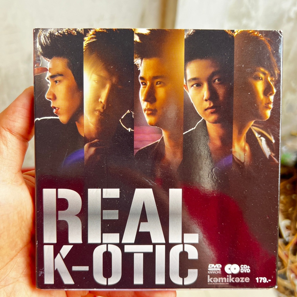CD+DVD KARAOKE ซีดี+ดีวีดี คาราโอเกะ K-OTIC ชุด Real (มือ 1 แผ่นแท้หายาก)