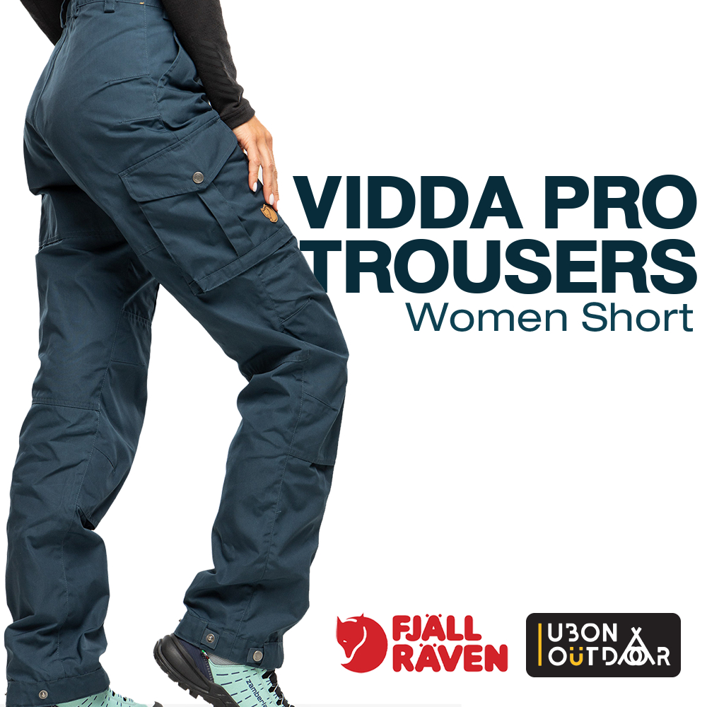 Fjallraven Vidda Pro Trousers Women Short กางเกงทรงคาโก้ ของแท้ พร้อมส่งในไทย