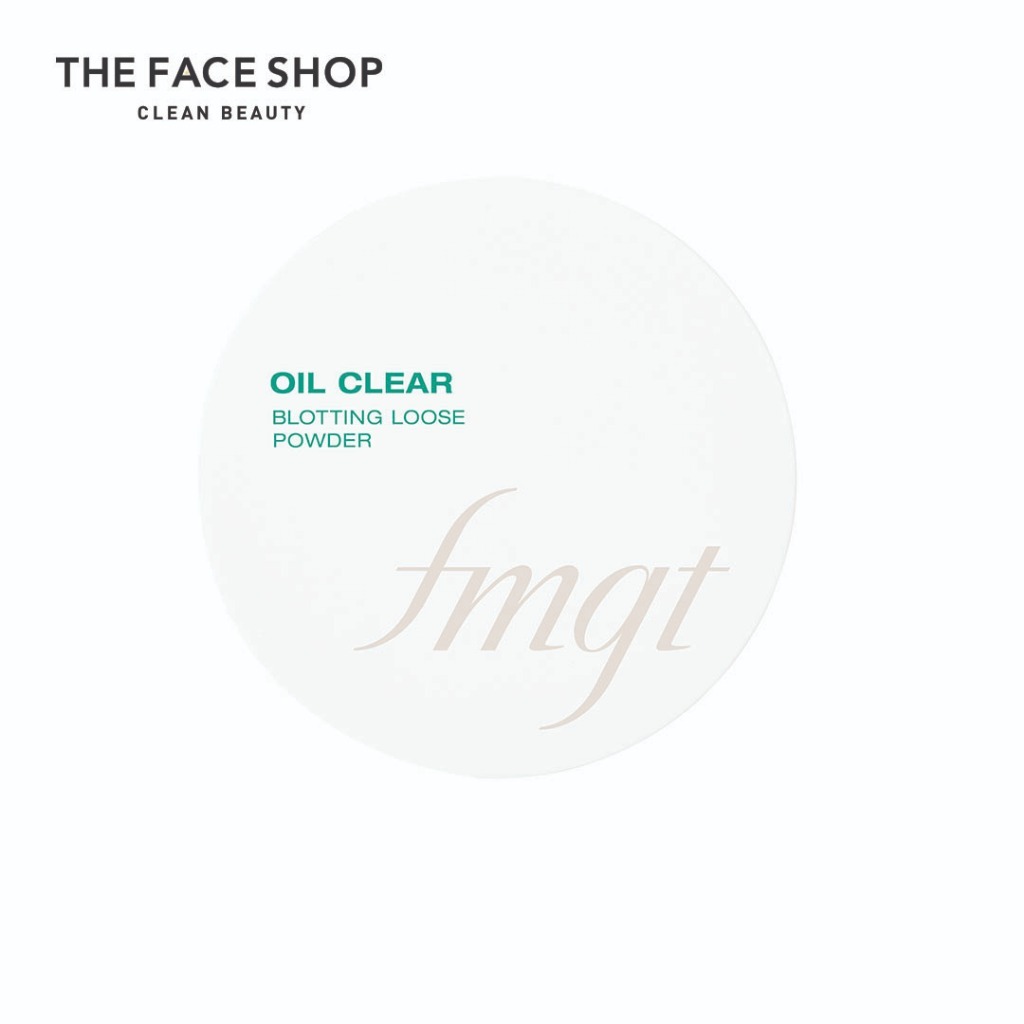 THE FACE SHOP OIL CLEAR BLOTTING LOOSE POWDER (แป้งฝุ่นโปร่งแสง)