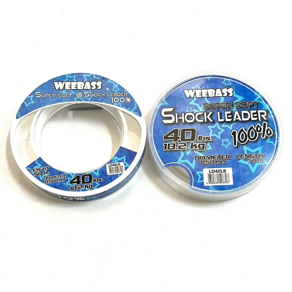 สายช๊อคลีด WEEBASS 20/30/40/50/60/80/100 lb