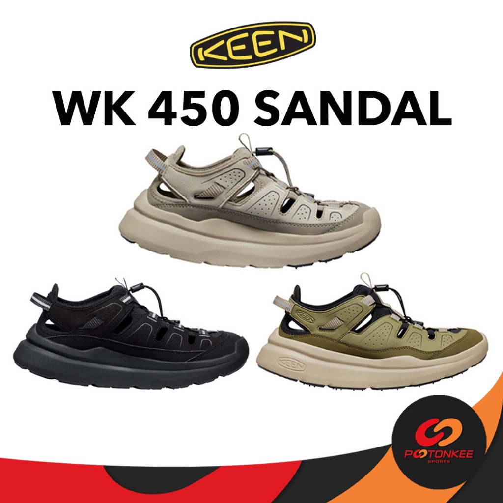 ของแท้ 100% KEEN WK 450 Sandal รองเท้าเท้าแตะรัดส้น ลำลอง หญิง ชาย