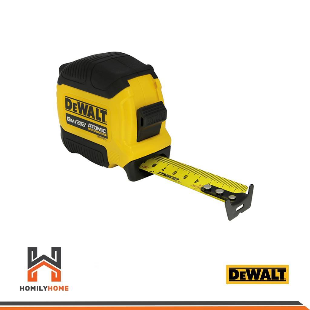 DEWALT ตลับเมตร ยาว 5 เมตร ATOMIC รุ่น DWHT38112 ยาว 8 เมตร รุ่น DWHT38118