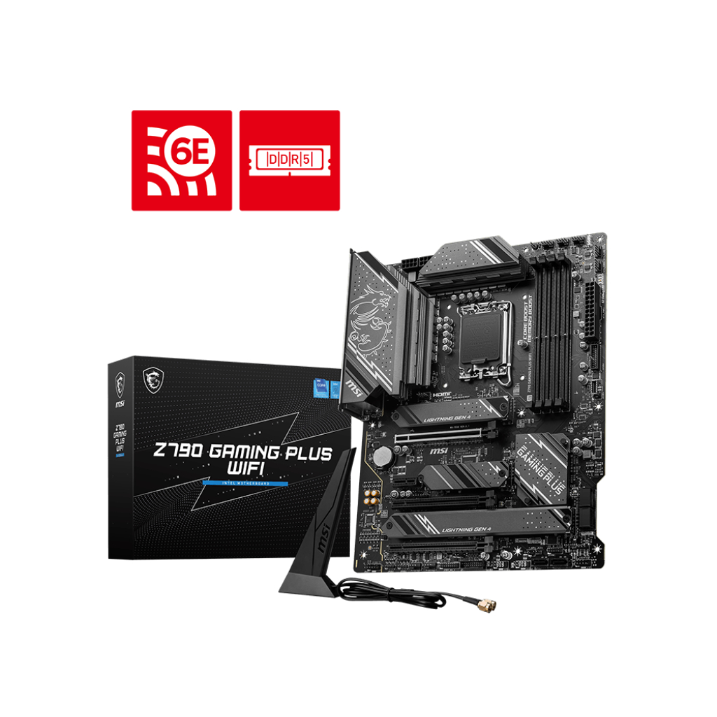 [Pre-Order] MSI Z790 GAMING PLUS WIFI Mainboard เมนบอร์ด MSIMBZ790 GAMING PLUS WIFI