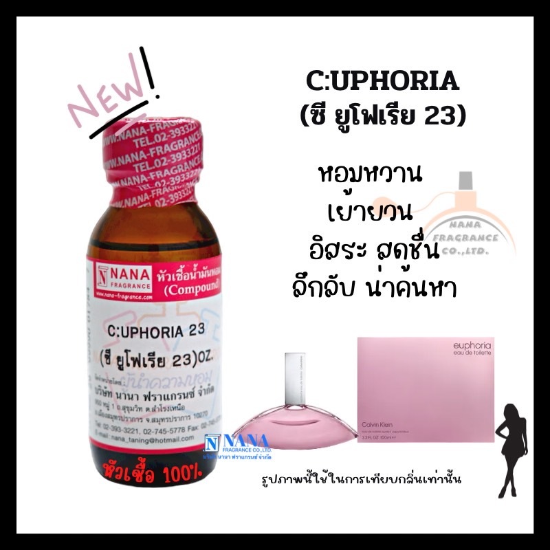 หัวเชื้อน้ำหอม 100% กลิ่นซี ยูโฟเรีย 23(C:UPHORIA 23)