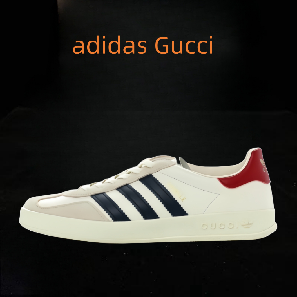 adidas originals x Gucci Gazelle สีขาว  ของแท้ 100 %