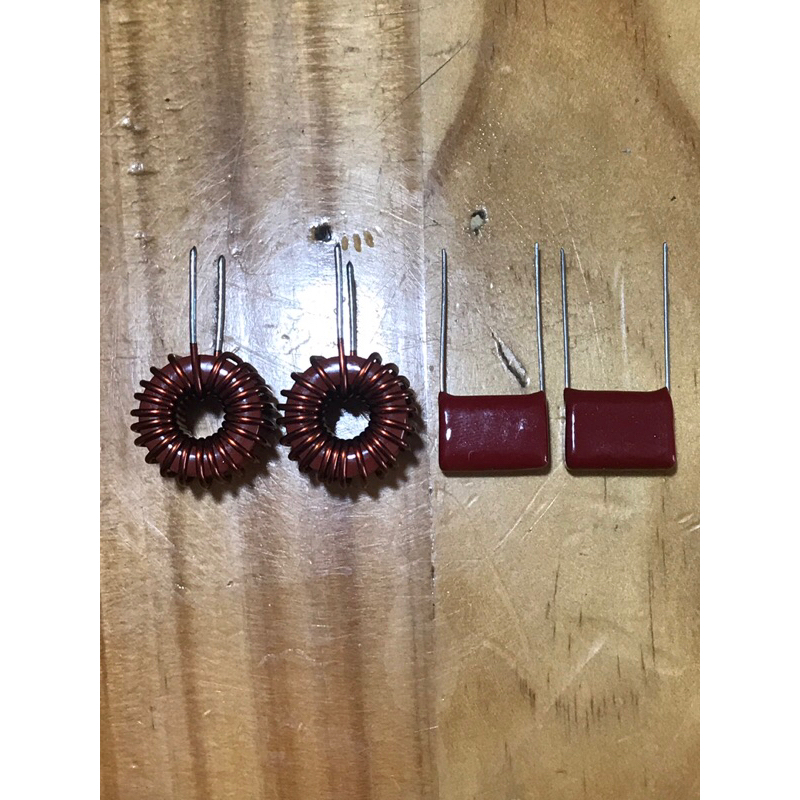 L โมเบส 20mm สีแดง Toroid core Inductors (เบสแน่นๆ หนักๆ กระชับ ลั่นทุ่ง) HT TB GEM ราคา 2ชิ้น