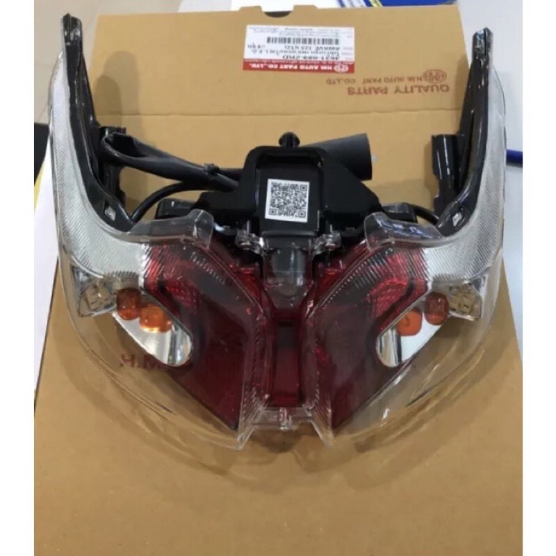 ชุดไฟท้าย Wave125i new LED ปลาวาฬ 2012 ตัวเก่า พร้อมขั้วหลอดพร้อม HMA