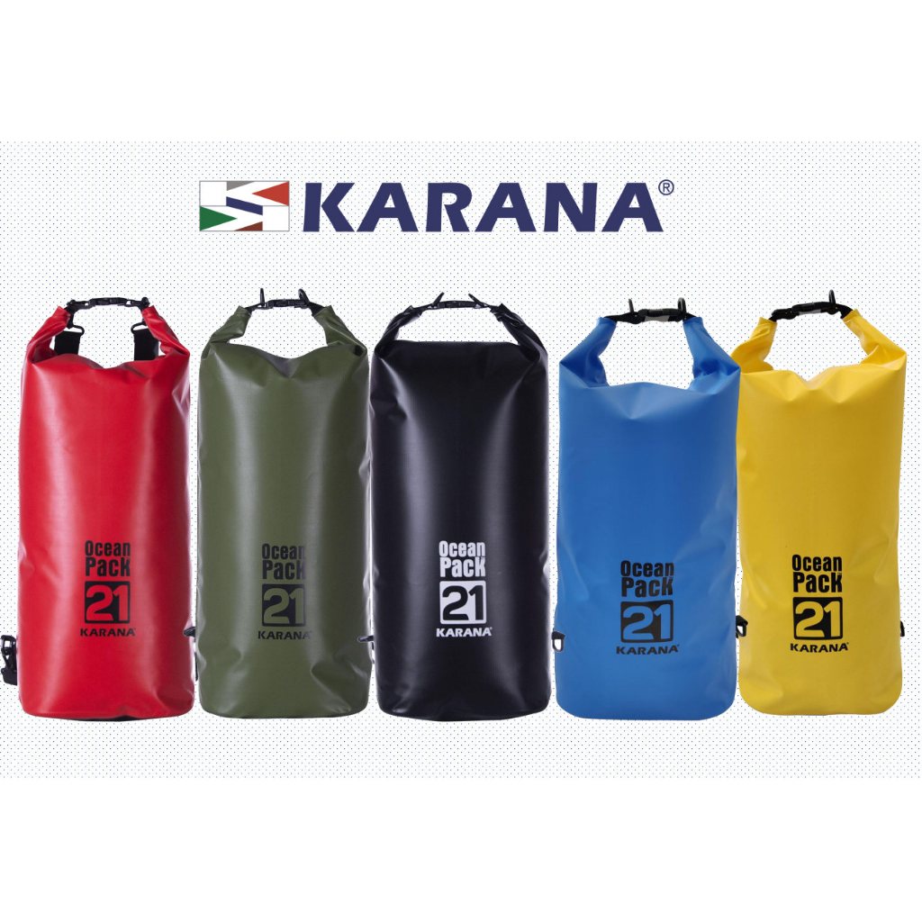 OceanPack Cube 21L KARANA Original 100% กระเป๋ากันน้ำโอเชี่ยนแพคขนาด 21 ลิตร