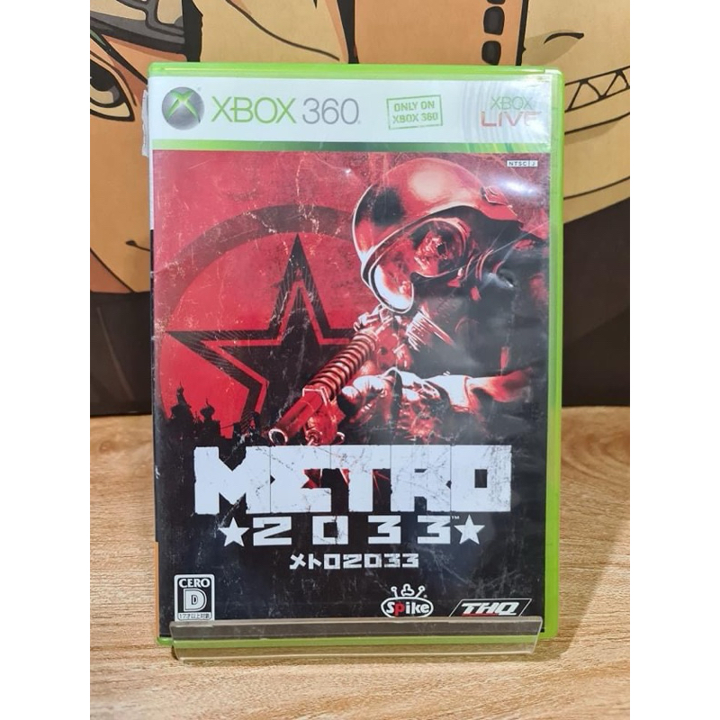 เกมส์XBOX360 Ntsc j เกมส์ metro 2033