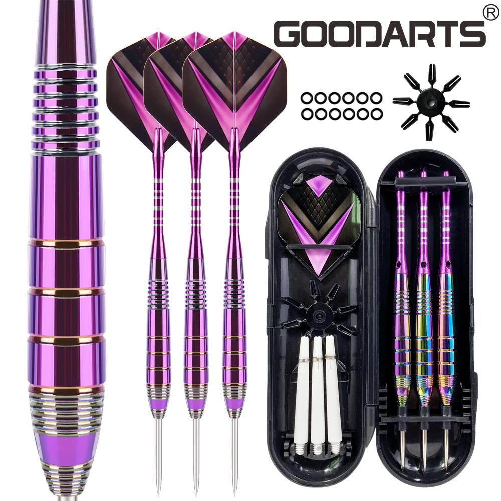 ProudNada Toy ลูกดอกปาเป้าเหล็ก, อะลูมินัมอัลลอย 23 กรัม 3 ดอก พร้อมกล่อง(มีให้เลือก 2 สี) GOODARTS DARTS