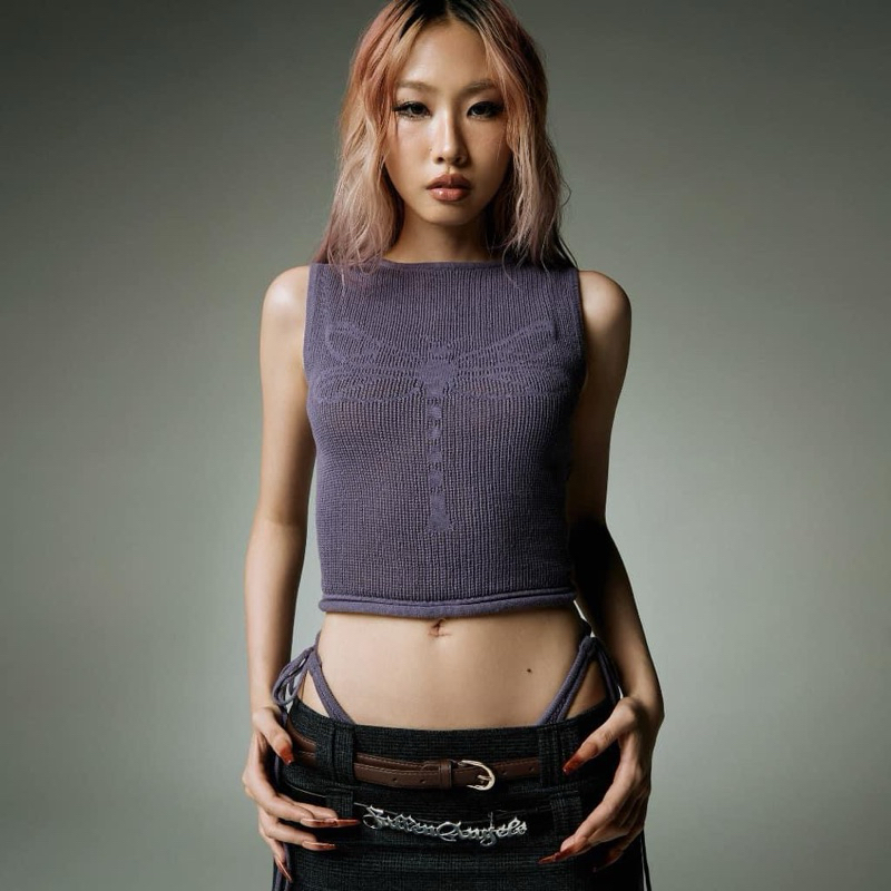 Fallen Angels Dragonfly top สีม่วง used once no defect *เฉพาะเสื้อ*