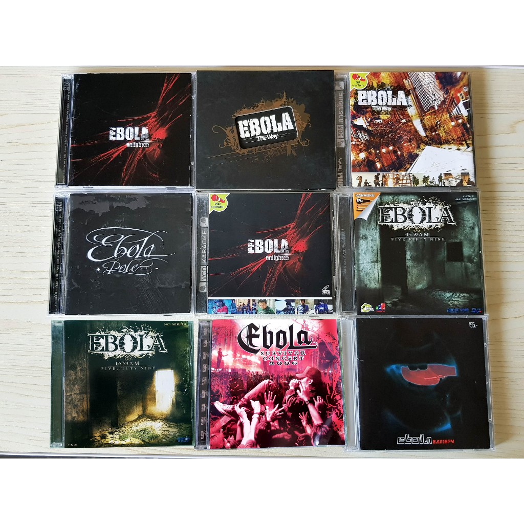 CD/VCD แผ่นเพลง EBOLA (วงอีโบล่า) แสงสว่าง , กลับสู่จุดเริ่มต้น คอนเสิร์ต