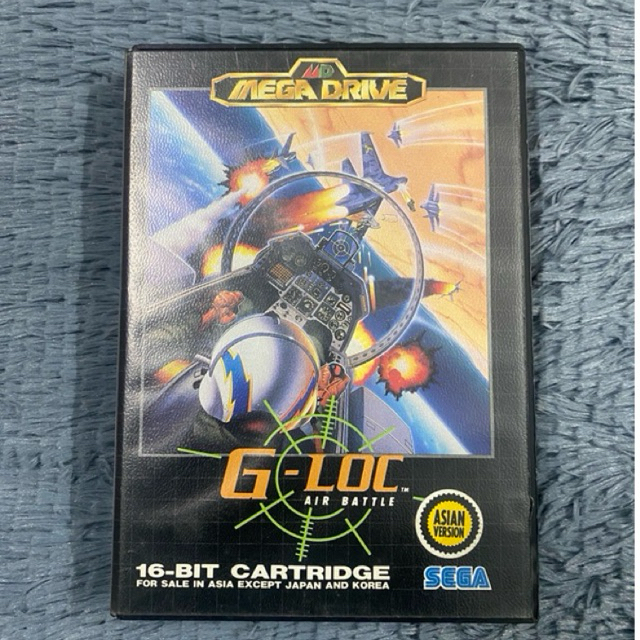 ตลับแท้ SEGA Mega Drive เกมส์ G-Loc Air Battle