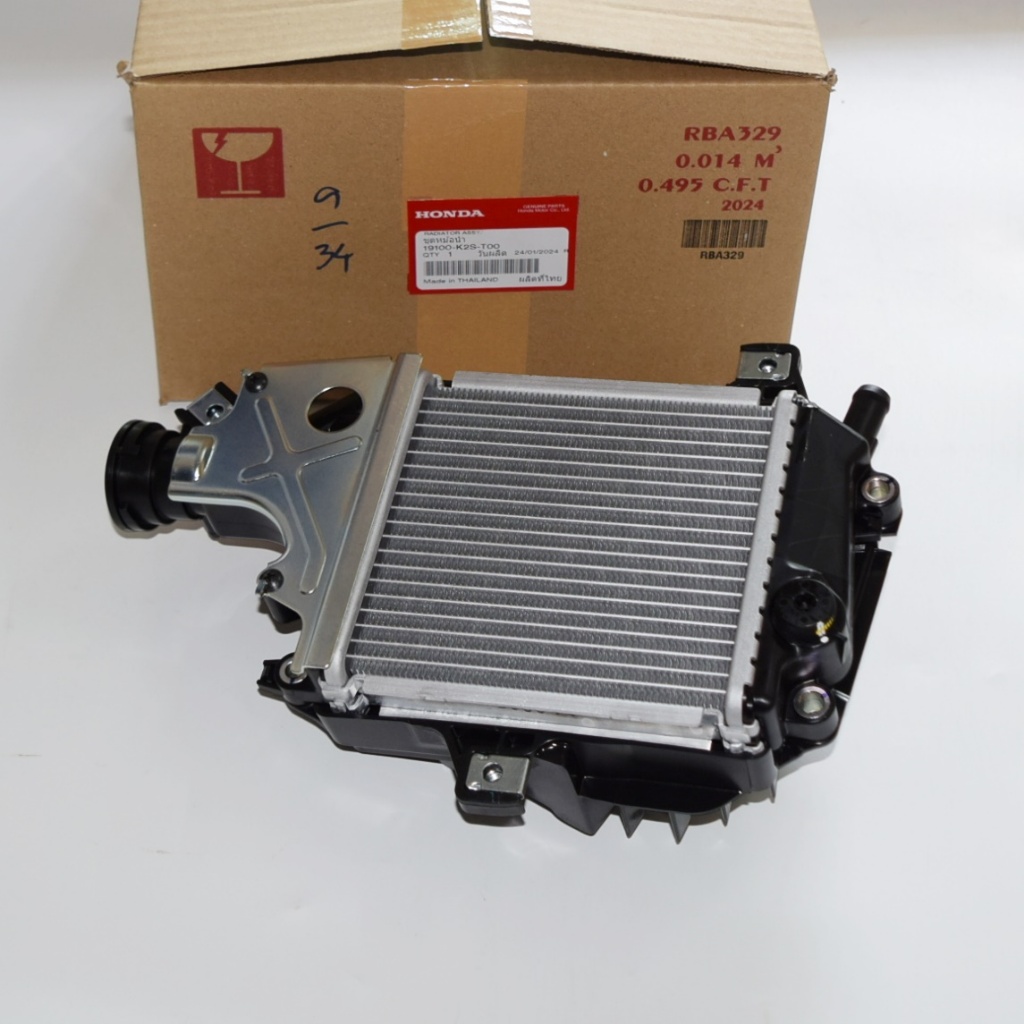 ชุดหม้อน้ำ (RADIATOR ASSY) PCX160 ปี2021-2023/CLICK160 ปี 2022 แท้ศูนย์ฮอนด้า ราคา/1ชิ้น 19100-K2S-T00