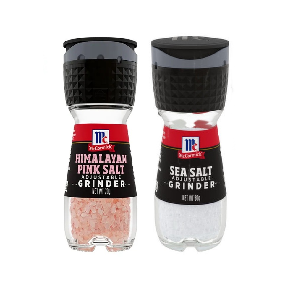 McCormick Himalayan Pink Salt Grinder ,Sea Salt Grinder แม็คคอร์มิค เกลือหิมาลายัน แม็คคอร์มิค เกลือทะเล แบบขวดฝาบด