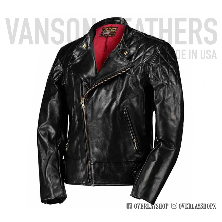 เสื้อหนังแท้VANSON LEATHER JACKET