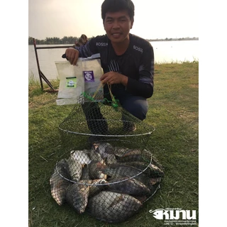 เหยื่อตกปลา เหยื่อหมาน สูตรปลารวม ชุด 5 ถุง 2.2 กก. ปลาเข้าไว ปั้นง่าย