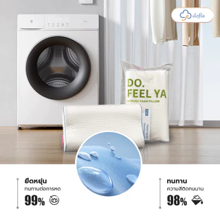 Dofia หมอนสุขภาพ ลดการปวดต้นคอ และกระดูกสันหลัง รุ่น A01 Memory Foam Pillow นุ่ม สบาย 1 ฟรี 1