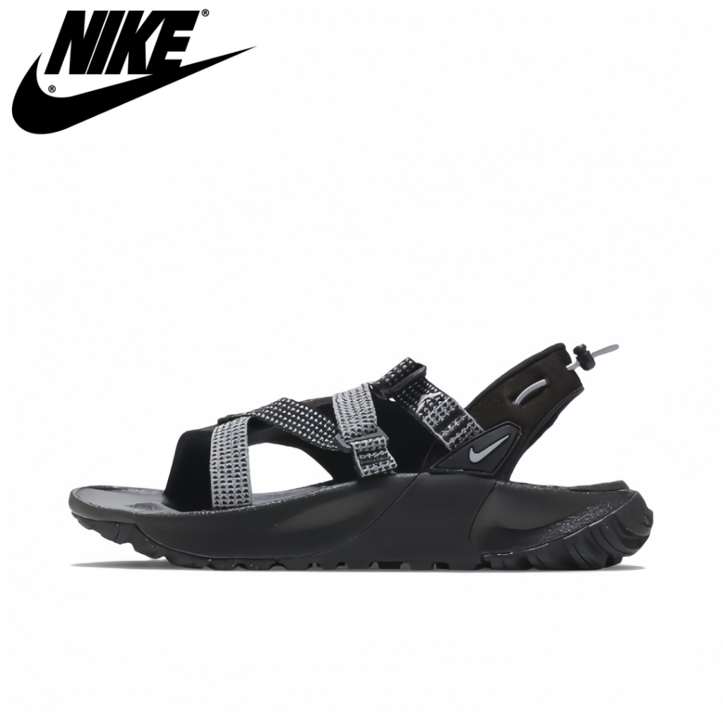 ของแท้ 100 % Nike Oneonta Sandal เทาดำ รองเท้าแตะ ติดตามรองเท้า