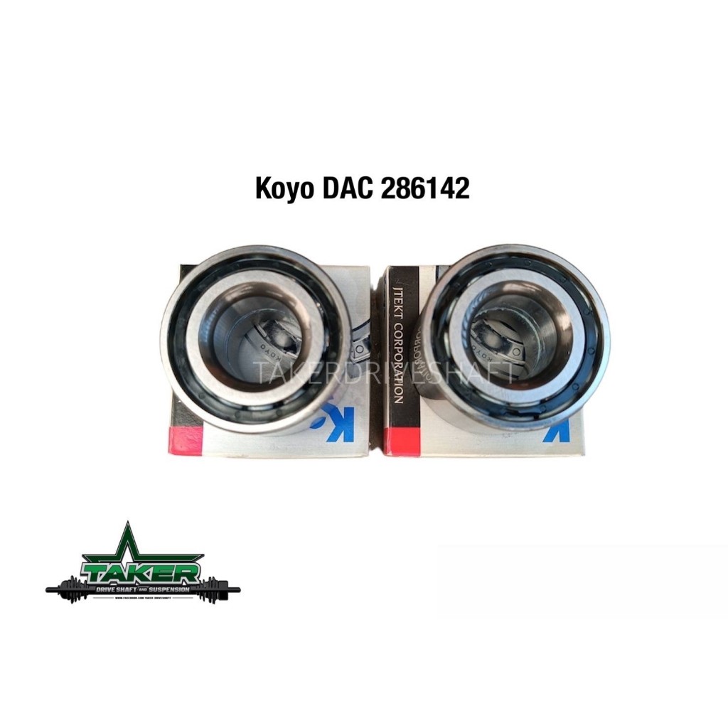 ลูกปืนล้อหลัง KOYO DAC 286142 แท้สำหรับรถ Toyota AE/EE 80-82/90