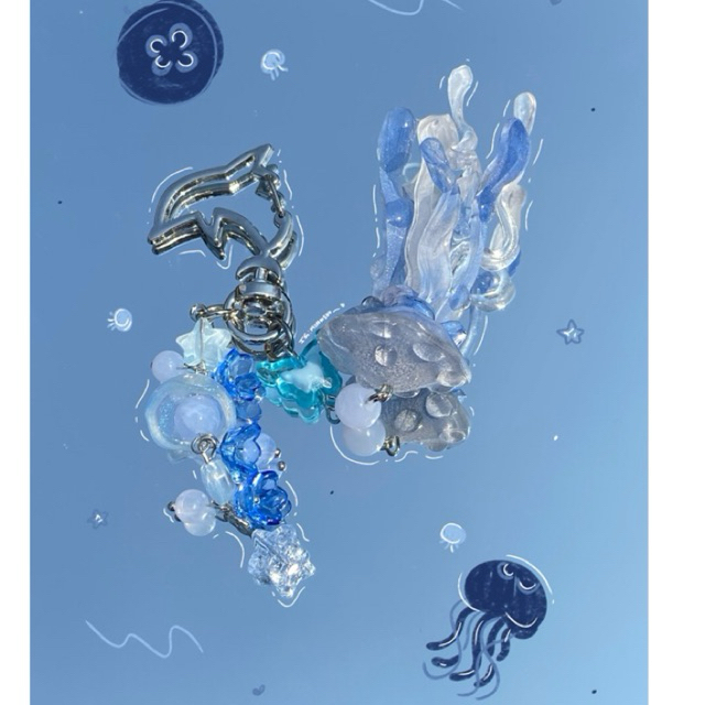 🪼Jellyfish keychain 🪼 พวงกุญแจแมงกระพรุนจิ๋ว